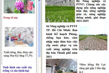 Bản tin thông tin Khuyến nông và Thị trường số 7