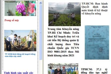 Bản tin Thông tin Khuyến nông và Thị trường số 09