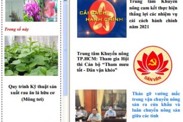 Bản tin Thông tin Khuyến nông và Thị trường số 17