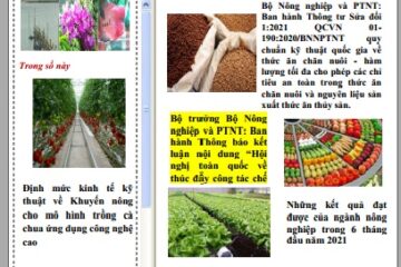 Bản tin thông tin Khuyến nông và thị trường số 20