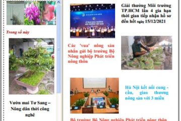 Bản tin Thông tin Khuyến nông và thị trường số 30