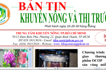 Bản tin Khuyến nông và Thị trường số 27, tháng 09 năm 2021