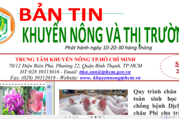 BẢN TIN KHUYẾN NÔNG VÀ THỊ TRƯỜNG SỐ 33, THÁNG 11 NĂM 2021