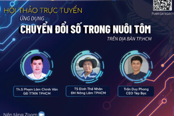 Hội thảo trực tuyến ứng dụng chuyển đổi số trong nuôi tôm