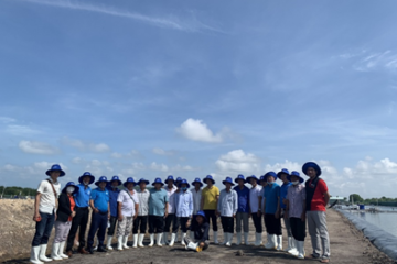 Tham quan, học tập và trao đổi kinh nghiệm các mô hình nuôi tôm thẻ chân trắng ứng dụng công nghệ cao tại tỉnh Kiên Giang