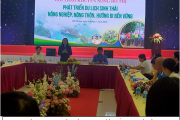 Hội thảo khuyến nông đô thị với chủ đề “Phát triển du lịch sinh thái nông nghiệp, nông thôn, hướng đi bền vững”.