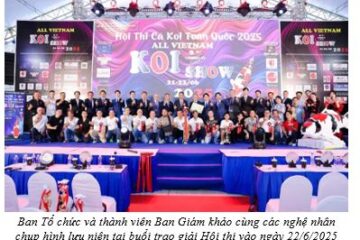Gần 170 giải thưởng được trao tại Hội thi Cá Koi toàn quốc năm 2025  tại Thành phố Hồ Chí Minh