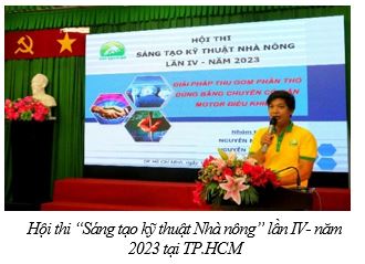Thành phố Hồ Chí Minh tổ chức Hội thi “Sáng tạo kỹ thuật Nhà nông” lần V- năm 2025