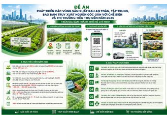 Đề án phát triển các vùng sản xuất rau an toàn, tập trung, bảo đảm truy xuất nguồn gốc gắn với chế biến và thị trường tiêu thụ trên địa bàn Thành phố đến năm 2030