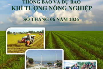 Giới thiệu Bản tin “Thông báo và Dự báo khí tượng nông nghiệp” số tháng 6 năm 2026