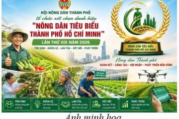 Hội Nông dân Thành phố tổ chức xét chọn danh hiệu “Nông dân tiêu biểu Thành phố Hồ Chí Minh” lần thứ XIX năm 2026
