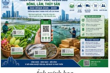Triển khai truy xuất nguồn gốc nông, lâm, thủy sản giai đoạn 2026 – 2030  trên địa bàn Thành phố Hồ Chí Minh