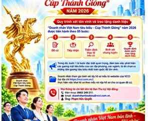 Phát động Chương trình xét tôn vinh và trao tặng danh hiệu “Doanh nhân Việt Nam tiêu biểu – Cúp Thánh Gióng” năm 2026
