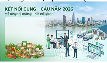 THÀNH PHỐ HỒ CHÍ MINH ĐẨY MẠNH KẾT NỐI CUNG – CẦU, MỞ RỘNG THỊ TRƯỜNG NĂM 2026