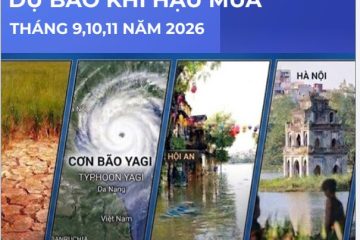 Thông báo và dự báo khí hậu mùa tháng 9, 10, 11 năm 2026